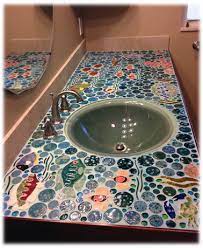 And the decision to this problem is using mosaic tile for bathroom countertop. Best Mosaic Countertop Ideas For Your Next Project Mozaico Blog