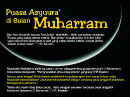 Menampakkan kesedihan mendalam di bulan muharram. Nu Puasa Sunnah Bulan Muharram
