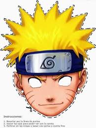 Naruto Free Printable Mask Fiesta Naruto Mascaras De Carnaval Coloridas Imprimibles Para Fiestas Gratis