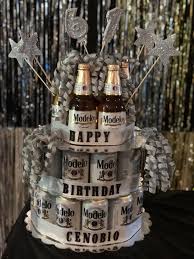 Modelo Beer Cake Beer Can Cakes Birthday Beer Cake Diy Beer Cake