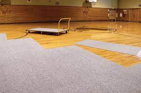 Gym Floor Cover Tiles Easy To Install Gymnasium Floor Protectors Gym Floor Cover Gym Flooring Flooring Options Durable