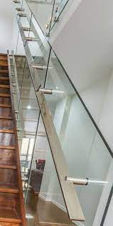 Glass Balustrade With Stainless Steel Mirror Polished Handrails And Fittings Glass Balustrade Staircase Railings Glass