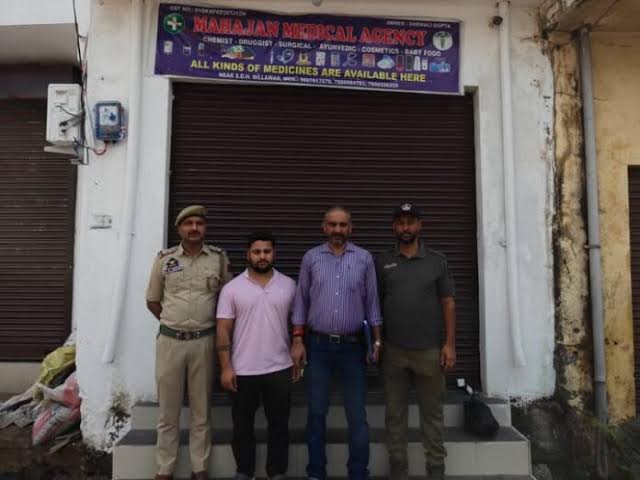 J&K Police Seal Medical Shop In Billawar Over Alleged Illegal Drug Possession