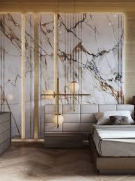 Living room italian marble wall cladding. Calaccata Gold Marble For Luxury Home Project