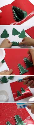 This craft project creates a santa claus figure that seems to pop out of a chimney when you open the card. Christmas Tree Pop Up Card Handmade Pop Up Christmas Cards For Kids To Make Diy Karten Weihnachten Weihnachtskarten Weihnachtskarten Gestalten