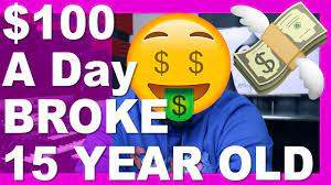 Maybe you would like to learn more about one of these? How To Make 100 Per Day At 15 With Zero Money Youtube