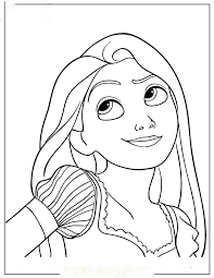 Free, printable coloring pages for adults that are not only fun but extremely relaxing. Rapunzel Portrait Coloring Pages Cartoons Coloring Pages Coloring Pages For Kids And Adults