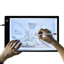 A4 Tracing Led Copy Ultimate Light Board Light Box Portable Ultra Thin Adjustable Usb Power Artcraft Led Trace Light Pad K Arts And Crafts Stencils Light Board