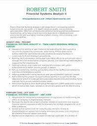 Please review the following job description: Financial Systems Analyst Resume Samples Qwikresume