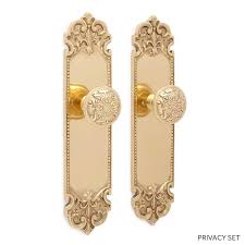 Aurore Decorative Door Plate Clover Round Knob Set Dummy Privacy Passage Hardware Lock Handles Pinterest Doors Plates And Decorative Plates