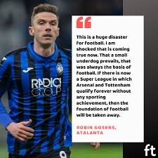 Even against the incredible french side there were times when the attacking fullback or wingback. Euros Tweet On Twitter Atalanta S Robin Gosens Has His Say On The Super League Nothing But Facts