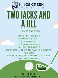 Kings - Two Jacks and a Jill coming up in 1 month exactly! Fellas ...