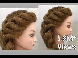 Side French Braid Easy Hairstyles Youtube Rope Braided Hairstyle Braided Hairstyles Side French Braids