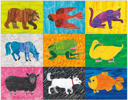 Brown bear, brown bear, what do you see? World Of Eric Carle Brown Bear Brown Bear What Do You See 12 Pieces Chronicle Books Puzzle Warehouse