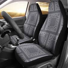 Classic Gray Bandana Car Seat Covers Car Seats Carseat Cover Seat Covers
