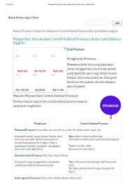 Subject pronoun merupakan topik paling mendasar dalam tata grammar bahasa inggris dan paling penting untuk kamu ketahui sebelum mulai mempelajari dalam hampir setiap pembuatan kalimat, subject pronoun selalu digunakan. Pengertian Macam Dan Contoh Kalimat Pron
