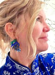 Peacock Pageant Earrings