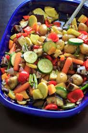 Roasted Vegetable Bake With Fresh Rosemary Vegan Recipe Yellow Squash Recipes Onion Recipes Vegetarian Recipes Easy