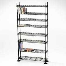 Enjoy free shipping on most stuff, even big stuff. Atlantic 49 Maxsteel 8 Tier Heavy Gauge Steel Multimedia Storage Shelf 440 Cds 228 Dvds 265 Bluray Games 3020 Black Walmart Com Dvd Rack Home Entertainment Furniture Media Storage Tower