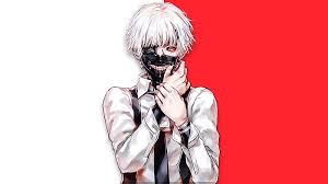 Showing all images tagged kaneki ken and wallpaper. White Hair Ken Kaneki With Mask Red Eyes Teeth Tokyo Ghoul Hd Wallpaper Peakpx