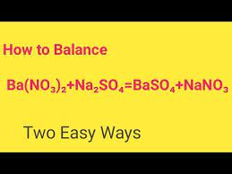 Giúp các em đạt kết quả cao trong học tập. Ba No3 2 Na2so4 Baso4 Nano3 Balanced Equation Barium Nitrate Sodium Sulphate Balanced Equation Youtube