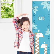 Personalised Height Chart Gloss Height Chart Wall Art