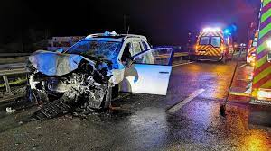 Les secours sont arrivés sur place et ont pris en charge le motard immédiatement. Tragique Perte De Controle Sur La Rn4 Entre Vitry Le Francois Et Saint Dizier