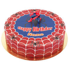 Spider man kuchen in 2020 kuchen kindergeburtstag. Spiderman Auf Spieder Torte