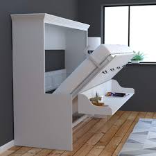 You just can't compare the modern design and comfort of the. Adonis Horizontal Murphy Bed With Desk Combo White Sleepworks