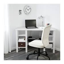 Brusali Bureau D Angle Blanc 120x73 Cm Meuble D Angle Idees Pour La Maison Et Bureau Angle