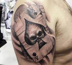 May 22, 2012 · before you choose to get a tattoo of playing cards, you need to make sure you understand how they work. 24 Awesome Ace Of Spades Tattoos With Powerful Meanings Tattooswin