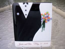 Wedding Or Anniversary Gift Fused Glass Ornaments Fused Glass Jewelry Fused Glass