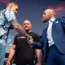 Conor anthony mcgregor is an irish mixed martial artist who competes in the featherweight division of the ultimate fighting championship. Conor Mcgregor Eyes Nurmagomedov Rematch Before Ufc 257 Return Ufc The Guardian