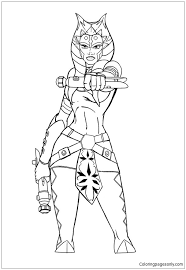 Jedi knight ahsoka tano clone wars colouring pages videos funny female characters star wars deviantart gallery. The Ahsoka Tano Starwar Coloring Pages Cartoons Coloring Pages Coloring Pages For Kids And Adults