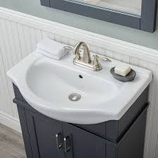 However, there are wider models of 48, 60, or 72 inches (1.2, 1.5, or 1.8 m), as well. Narrow Bathroom Vanities A Simple Solution For A Small Bathroom