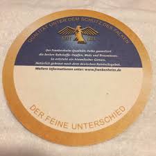 German Beer Coasters Beer Pie Chart
