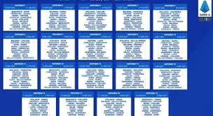 Partite campionato serie a numero. Sorteggio Calendario Serie A 2020 21 Tutte Le Date E Le Giornate Del Campionato