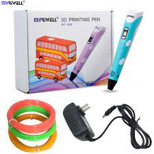 Original Myriwell 3d Pen Original Diy 3d Printing Pen With Abs Pla Filament Creative Toy Gift For Kids Design Drawing 3d Pens 3d Printing Pen Kids Design