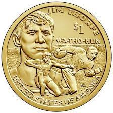 Cumpara 1 dolar moneda online pe okazii.ro. 1 Dollar Jim Thorpe 2018 Cosmos Of Collectibles