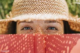 Closeup Of Woman Covering Her Face With A Red Book Free Image By Rawpixel Com Mckinsey Red Books Women With Freckles Women