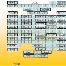 Seating Chart For Face To Face Portion Of The Class