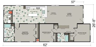 Bradford Bd 16 Built By Silvercrest In Corona Ca View The Floor Plan Of This 3 Bedroom 2 Bathroom Ranch H Floor Plans Modular Home Floor Plans Modular Homes