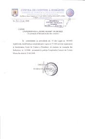 94/1992 privind organizarea şi funcţionarea curţii de conturi a mai fost republicată în monitorul oficial al româniei, partea i, nr. B413 8 Rap Audit Curte Conturi Pdf Document