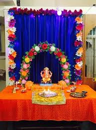 So, guys get set and let your imagination flow in the form of embroidery. Artifical Flower Decor Ganpati Decoration At Home Ganpati Decoration Design Janmashtami Decoration