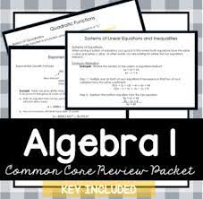 Algebra 1 Regents Worksheets Teaching Resources Tpt
