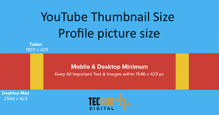 The best youtube thumbnail size is 1280 x 720 pixels (width x height), with a minimum width of 640 pixels. Youtube Thumbnail Size Profile Picture Size Techhubdigital