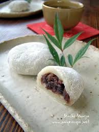 Nov 10, 2020 · to make mochiko, the glutinous rice is first washed in water, then dehydrated and ground into fine powder. How To Make Mochi Manju Anko Filled Mochi Red Bean Manju Japanese Dessert Recipe Recipe Japanese Dessert Recipes Asian Desserts