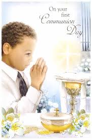 Check spelling or type a new query. First Holy Communion Card Boy Holy Cross Catholic Bookshop