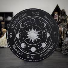 Pendulum Board Moon Phase Silver Pendulum Board Witch Shop Moon Phases