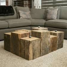Nice Alternative To A Traditional Coffee Table Block Table Furniture Coffee Table